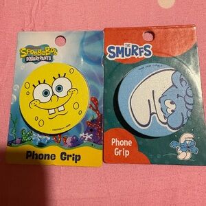 SpongeBob Yellow Pop-Out Phone Grip by